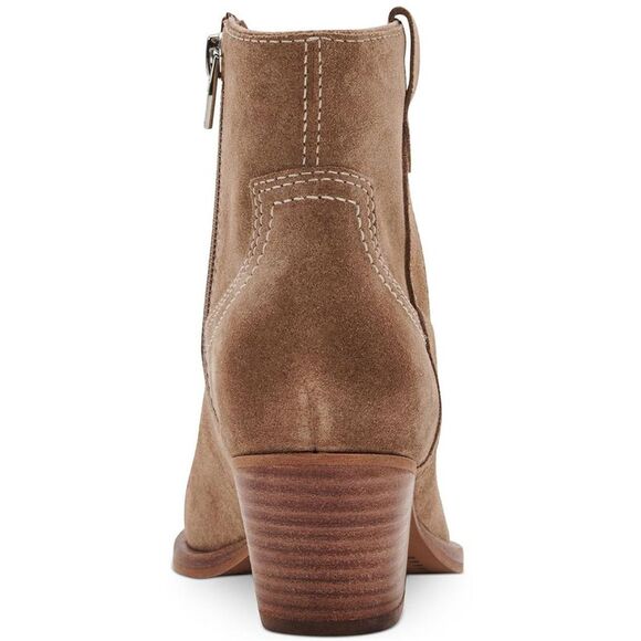 Dolce Vita Tan Suede Ankle Boots - Picture 3 of 5